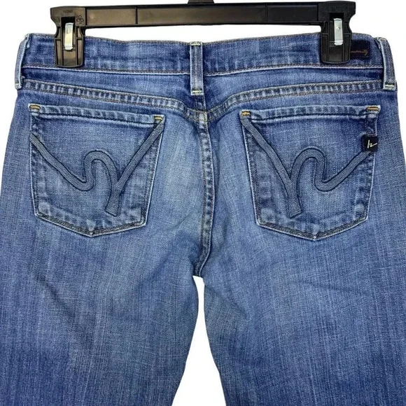Y2K Citizens of Humanity Low Waist Bootcut Flared Jeans 28 Blue Margo085 Stretch - Picture 3 of 10